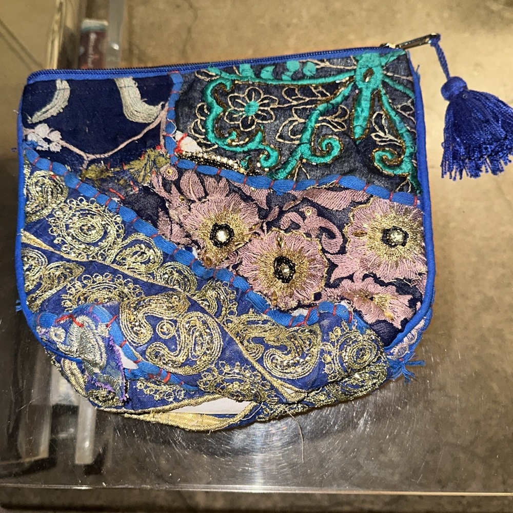 Pretty used make up bag